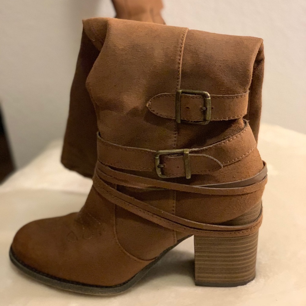 Calf high boots